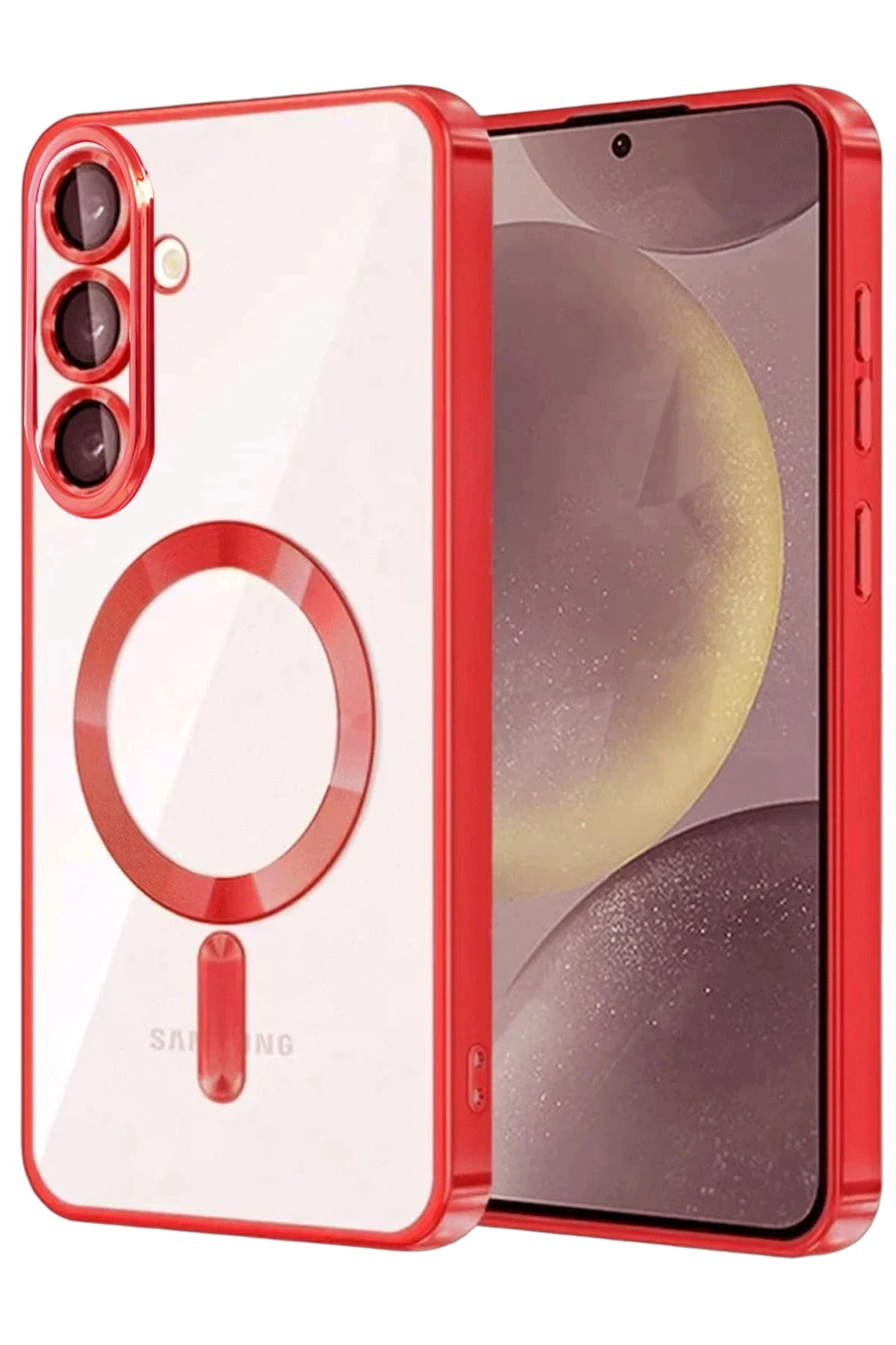 nebaktın Samsung Galaxy A57 5G Kross Magneticsafe Kapak - Kırmızı 1
