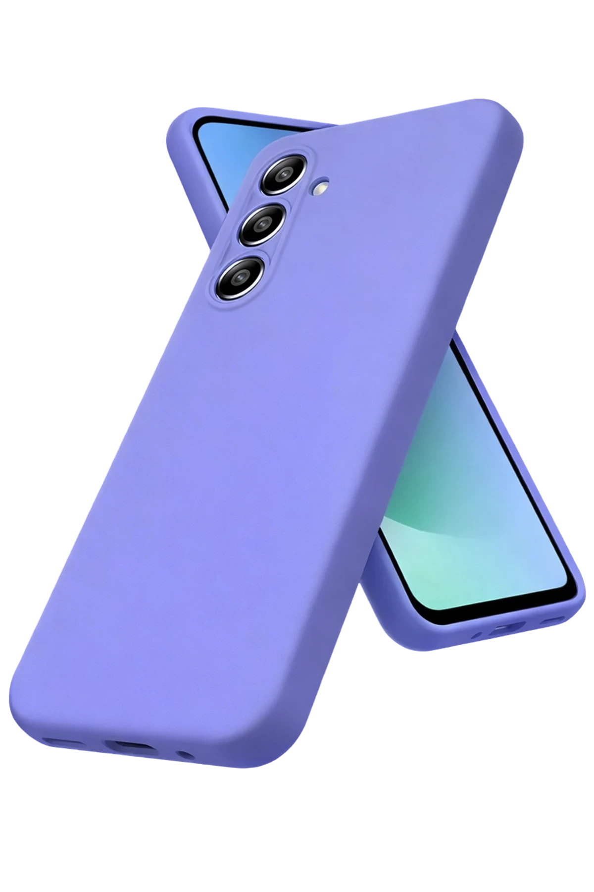 nebaktın Samsung Galaxy A57 5G Nano içi Kadife Silikon - Lila 1