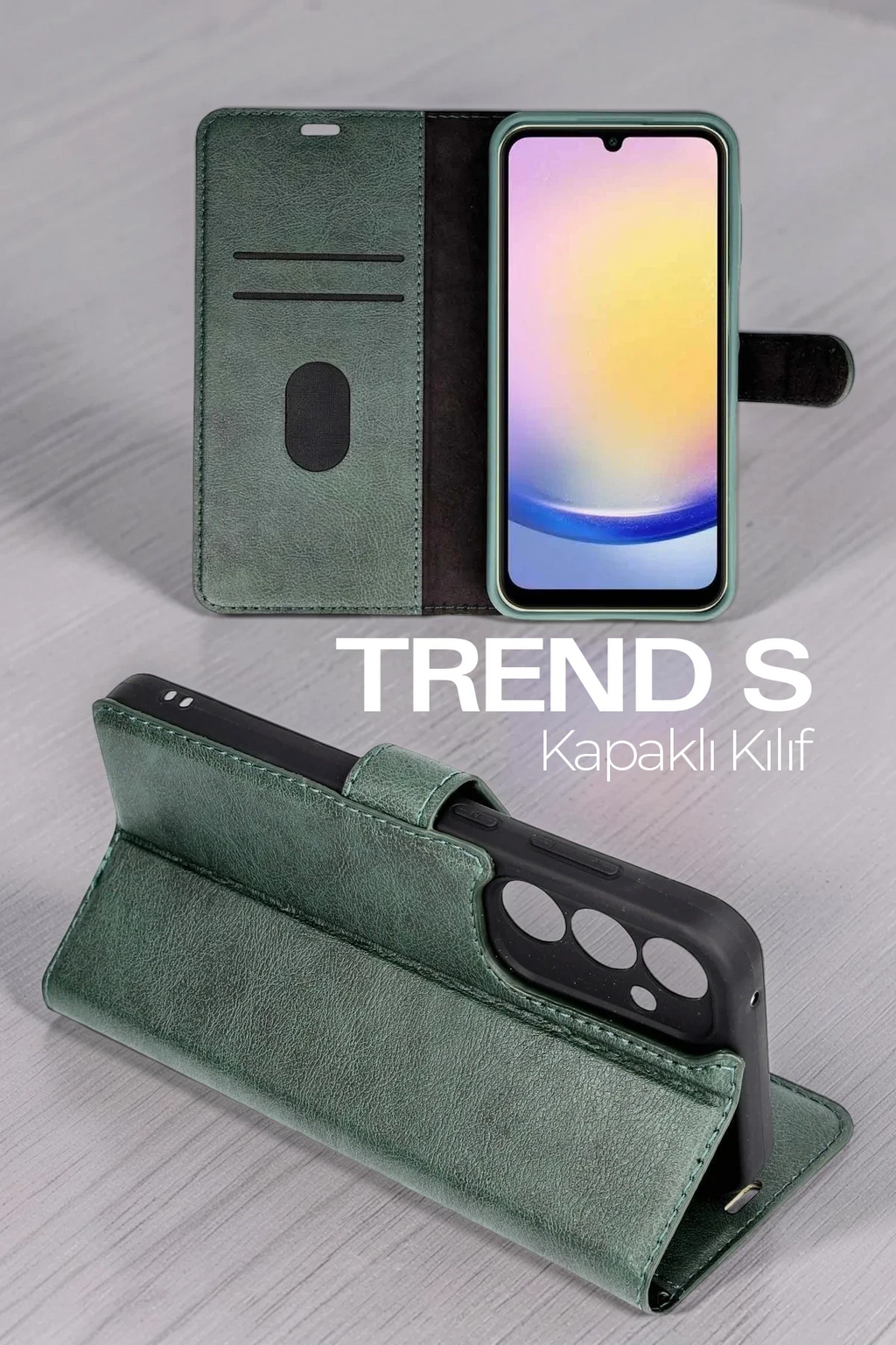 nebaktın Samsung Galaxy A57 5G Trend S Plus Kapaklı Kılıf - Lacivert 3