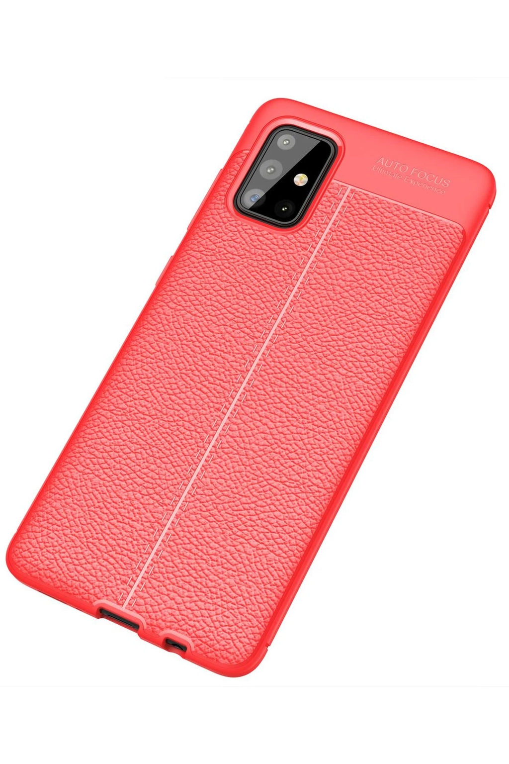 nebaktın Samsung Galaxy A71 Kılıf Auto Focus Kapak - Kırmızı 2