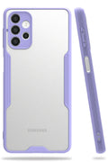 nebaktın Samsung Galaxy A72 Kılıf Platin Silikon - Lila 1