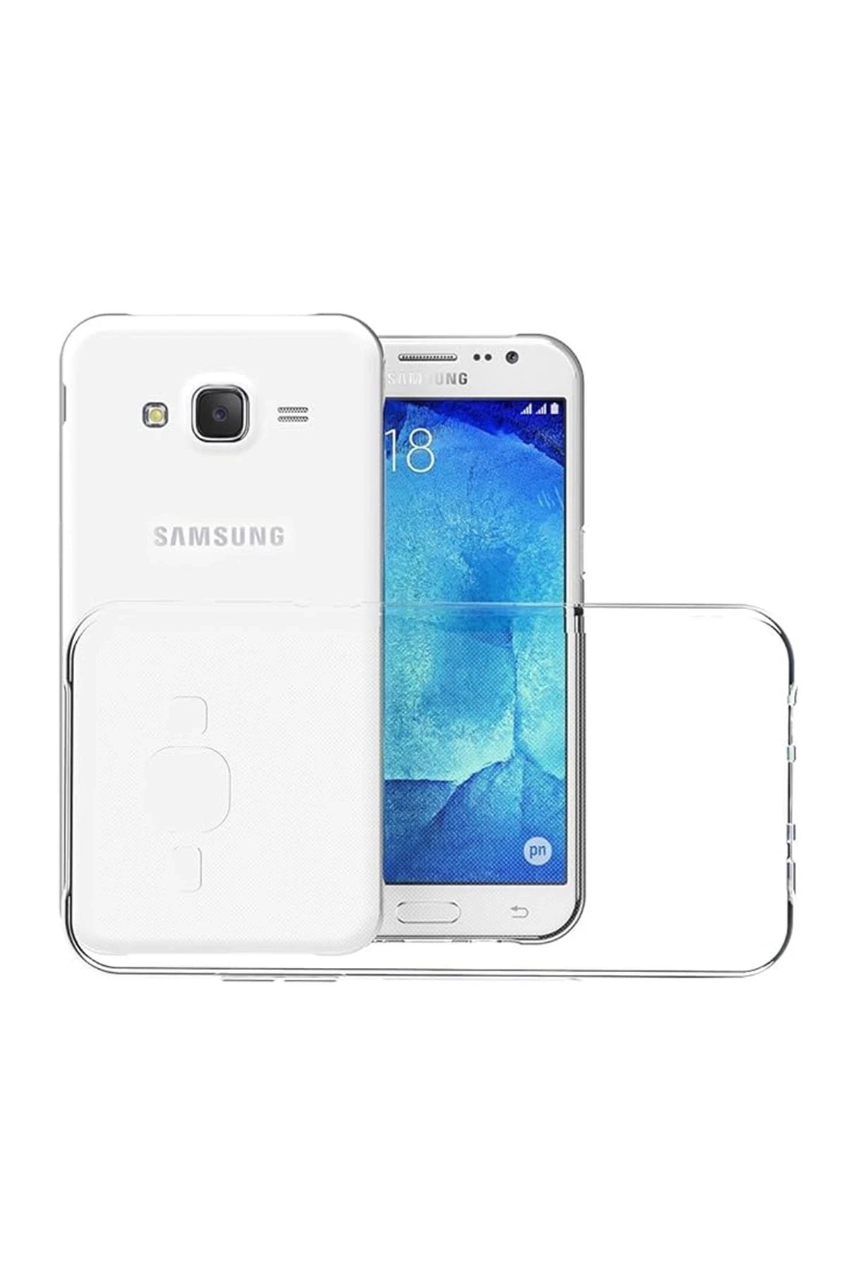 nebaktın Samsung Galaxy J7 Kılıf Lüx Şeffaf Silikon 2