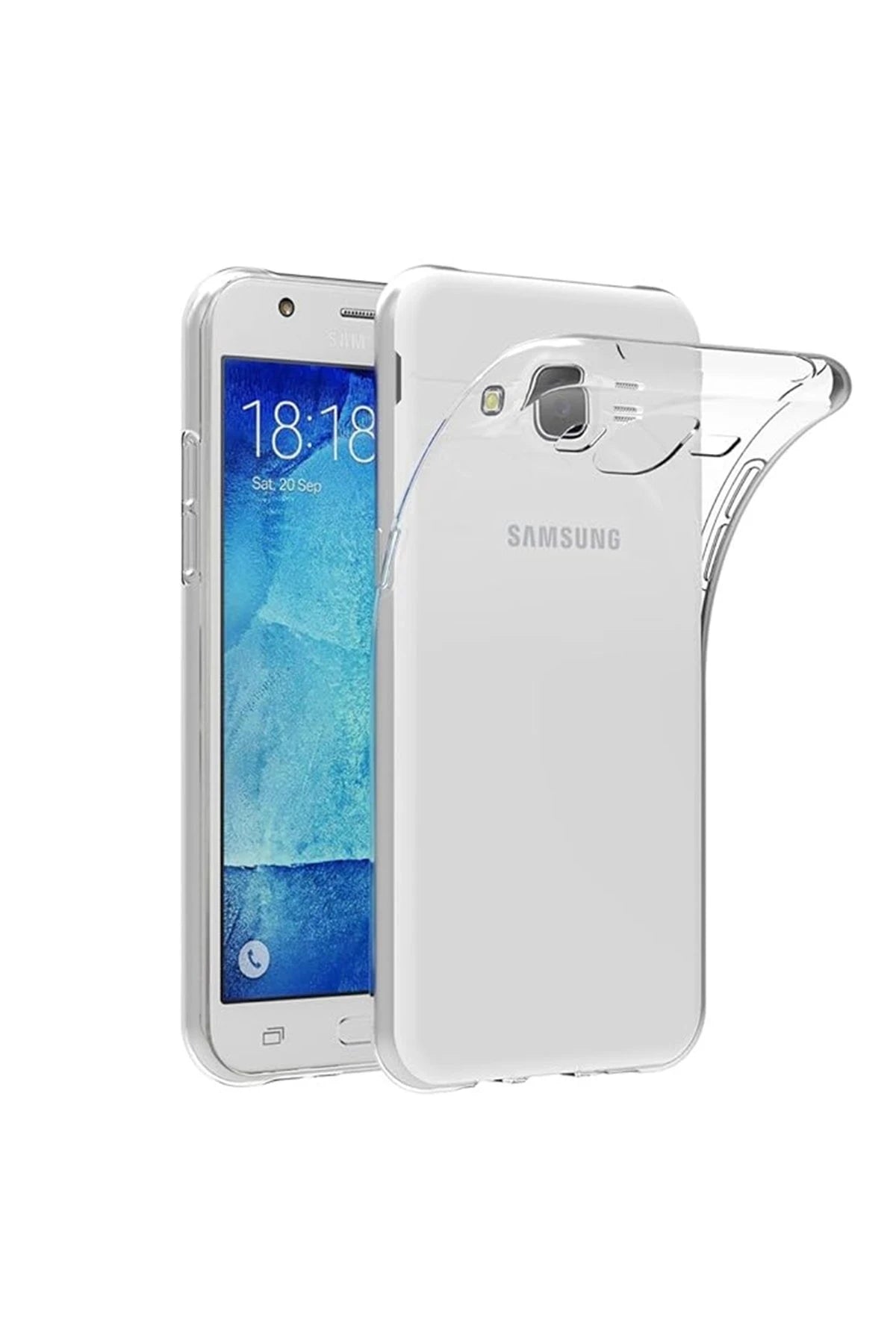 nebaktın Samsung Galaxy J7 Kılıf Lüx Şeffaf Silikon 1