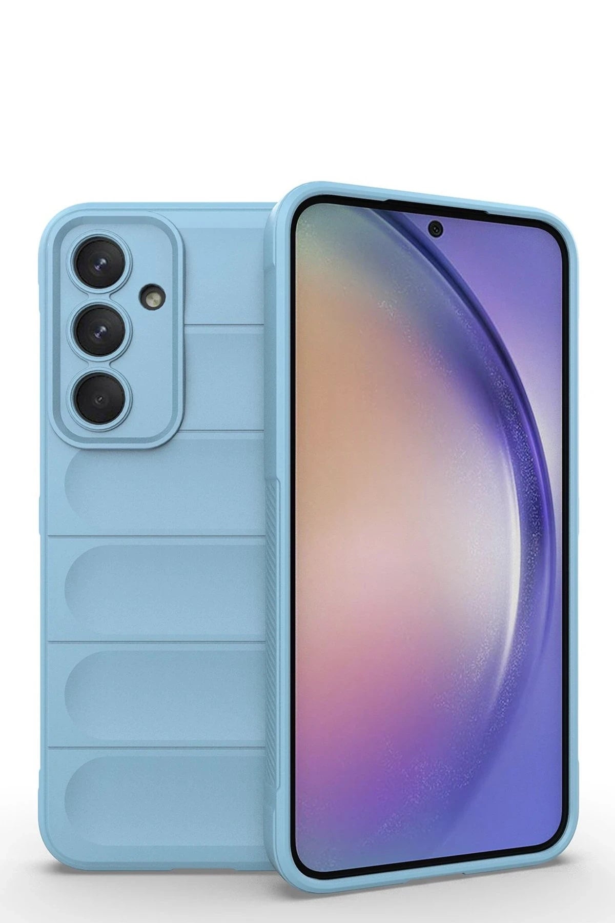 nebaktın Samsung Galaxy M14 5G Kılıf Optimum Silikon - Sky Blue 1