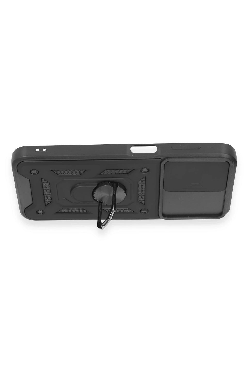 nebaktın Samsung Galaxy M14 5G Kılıf Pars Lens Yüzüklü Silikon - Siyah 3