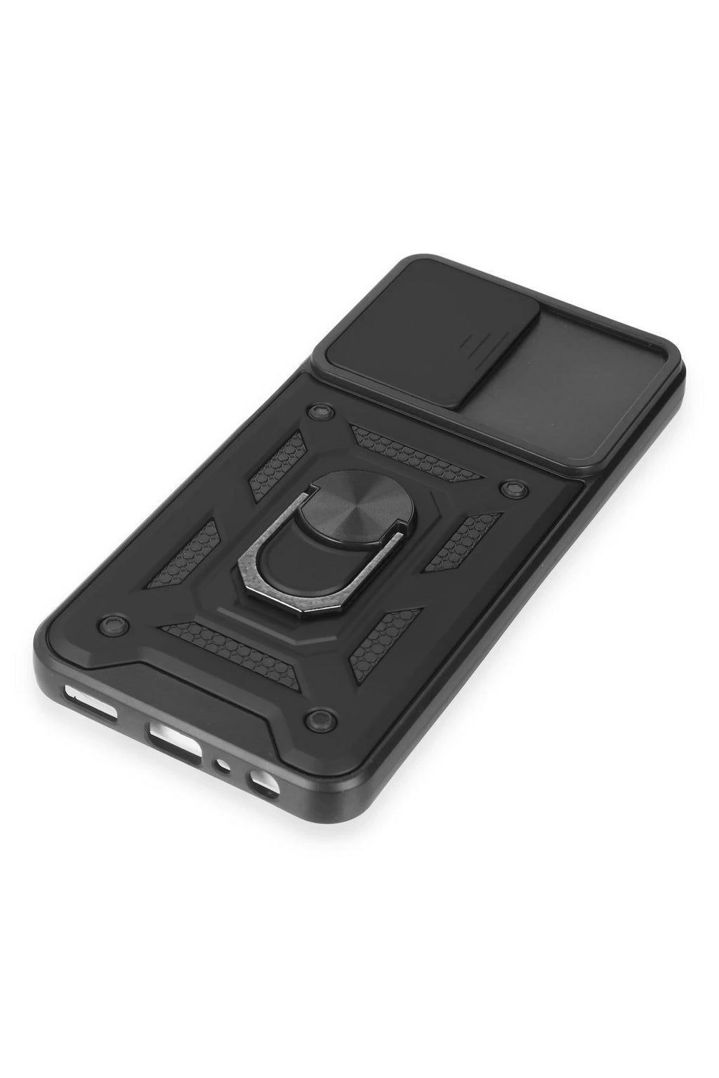 nebaktın Samsung Galaxy M14 5G Kılıf Pars Lens Yüzüklü Silikon - Siyah 5