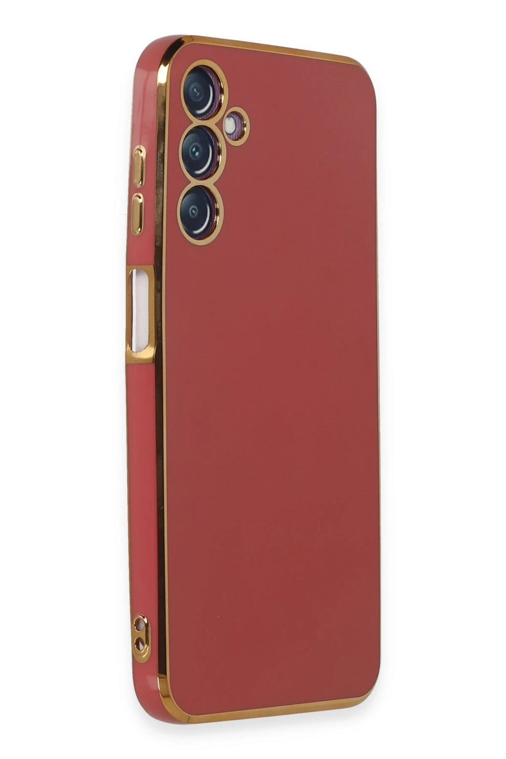 nebaktın Samsung Galaxy M14 5G Kılıf Volet Silikon - Kırmızı 2