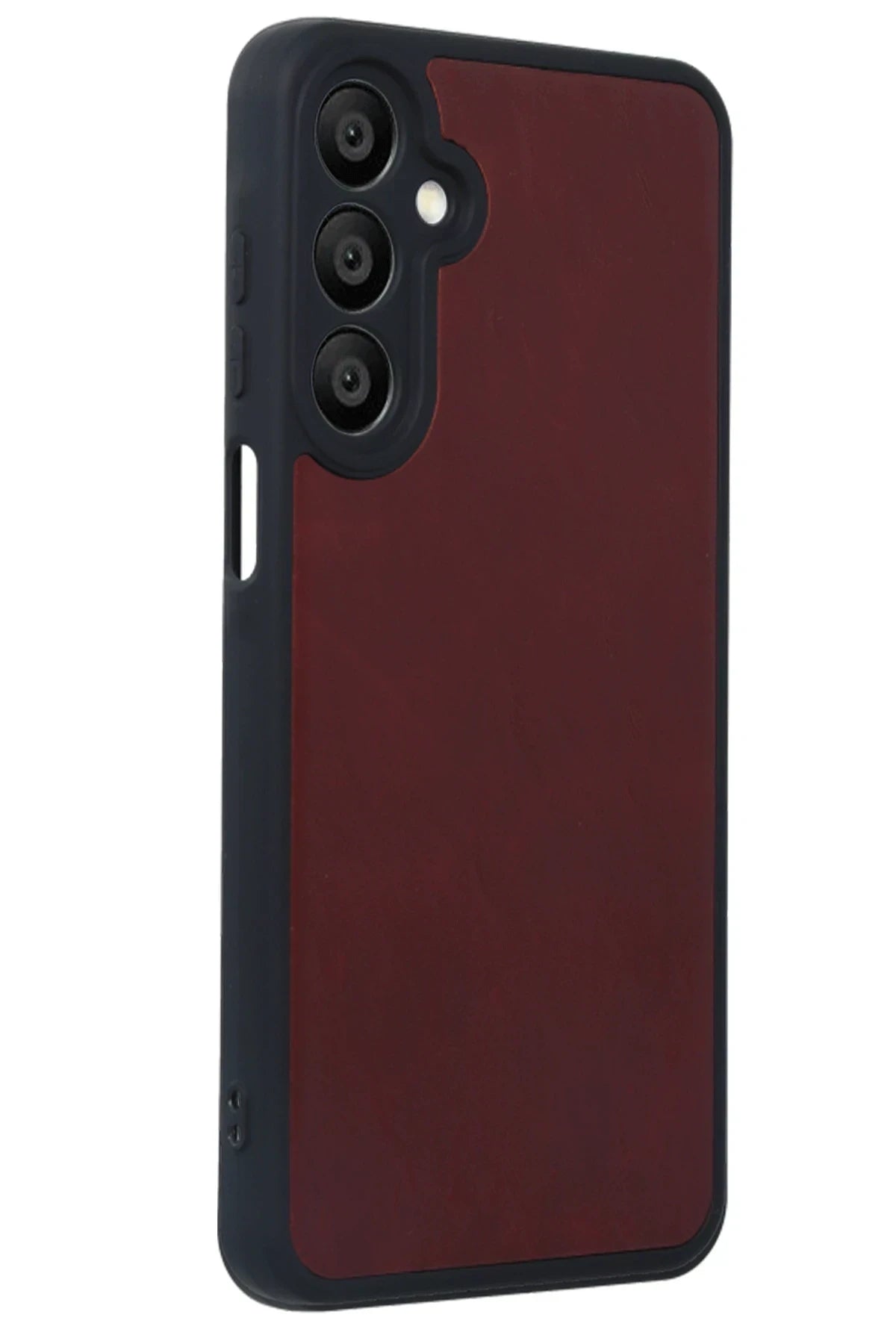 nebaktın Samsung Galaxy M15 Kılıf Aras Deri Kapak - Bordo 3