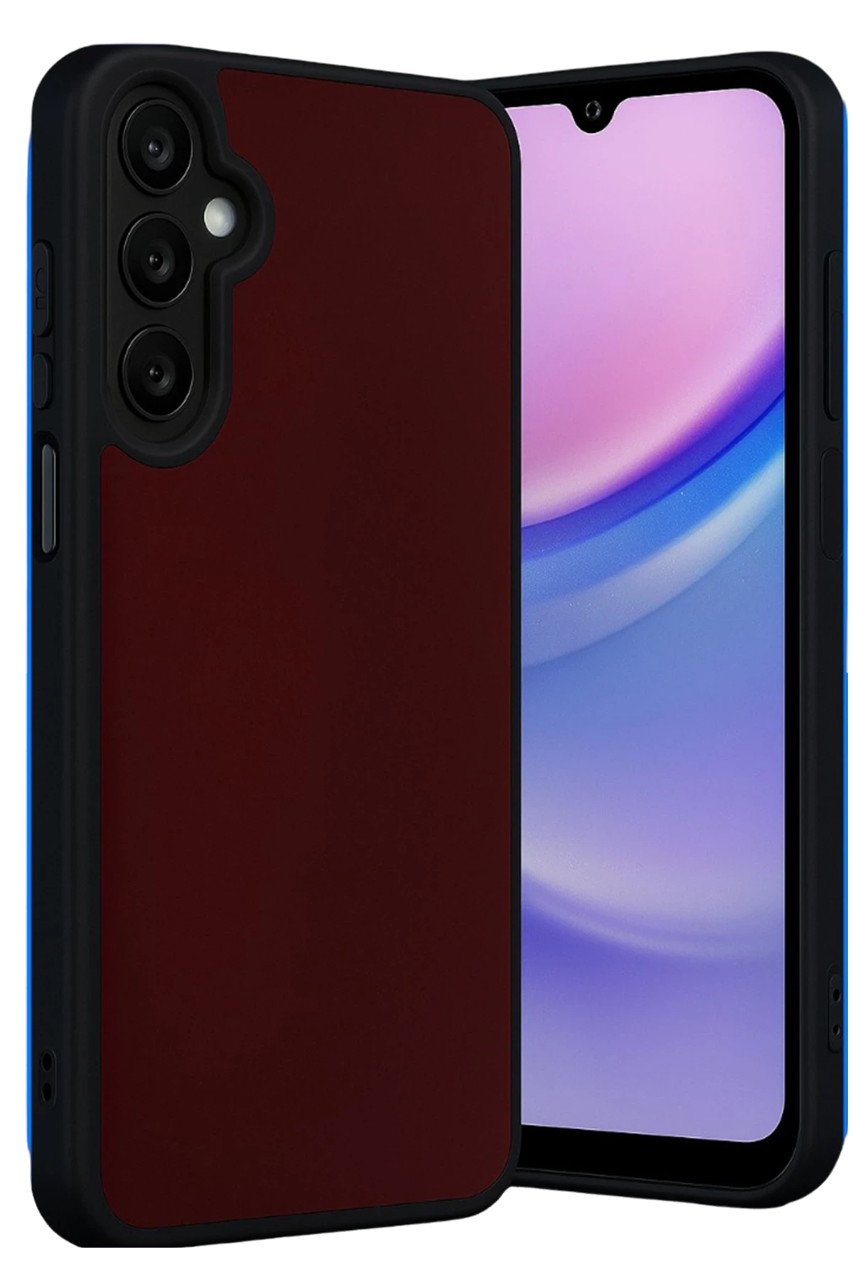 nebaktın Samsung Galaxy M15 Kılıf Aras Deri Kapak - Bordo 1