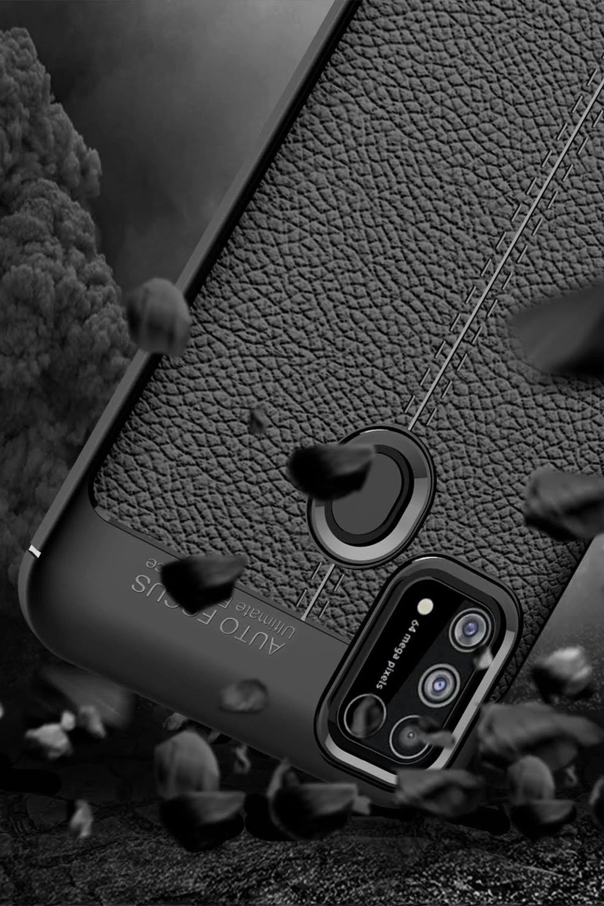 nebaktın Samsung Galaxy M31 Kılıf Auto Focus Kapak - Kırmızı 4