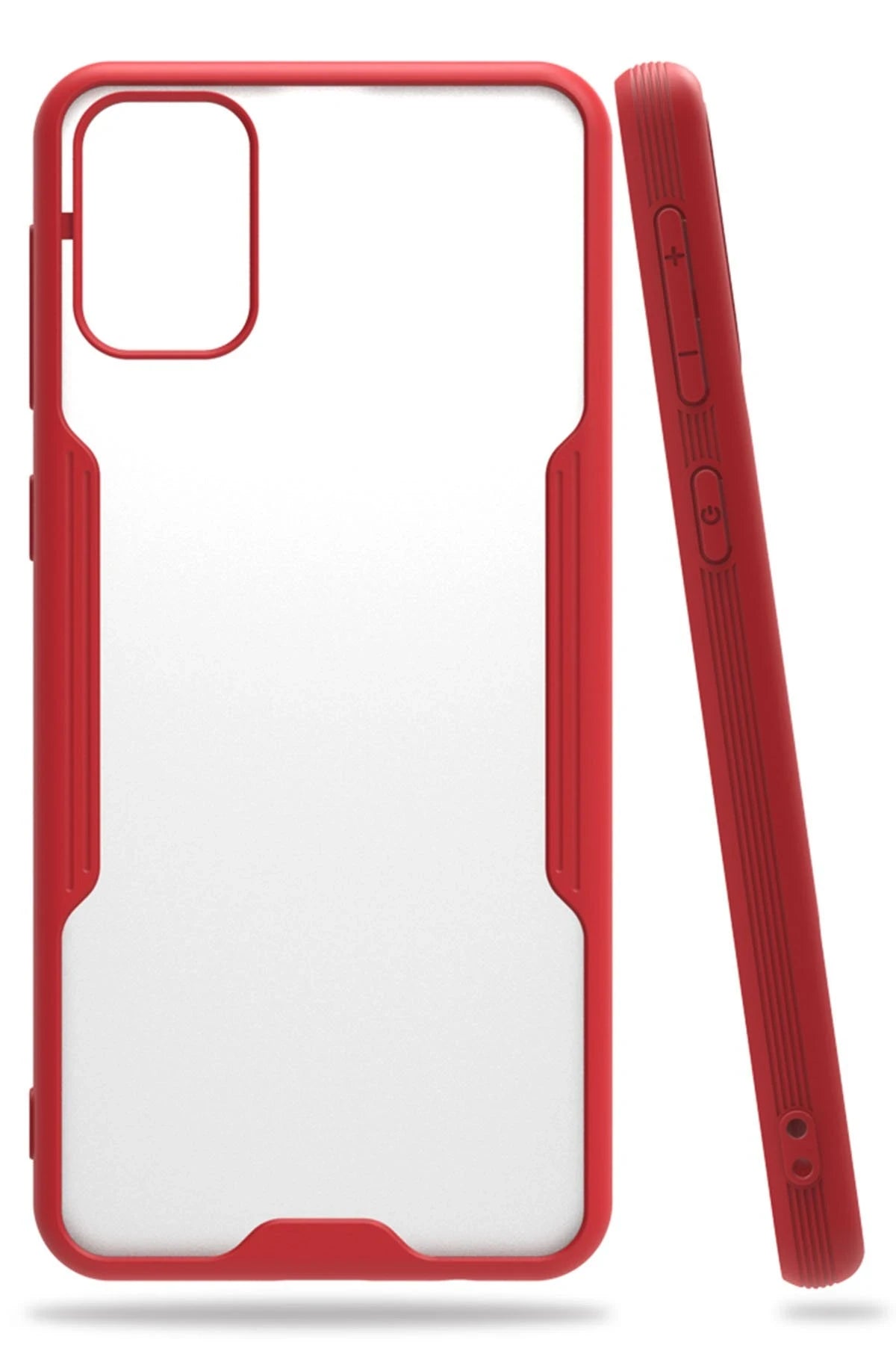 nebaktın Samsung Galaxy M31 Kılıf Platin Silikon - Kırmızı 1