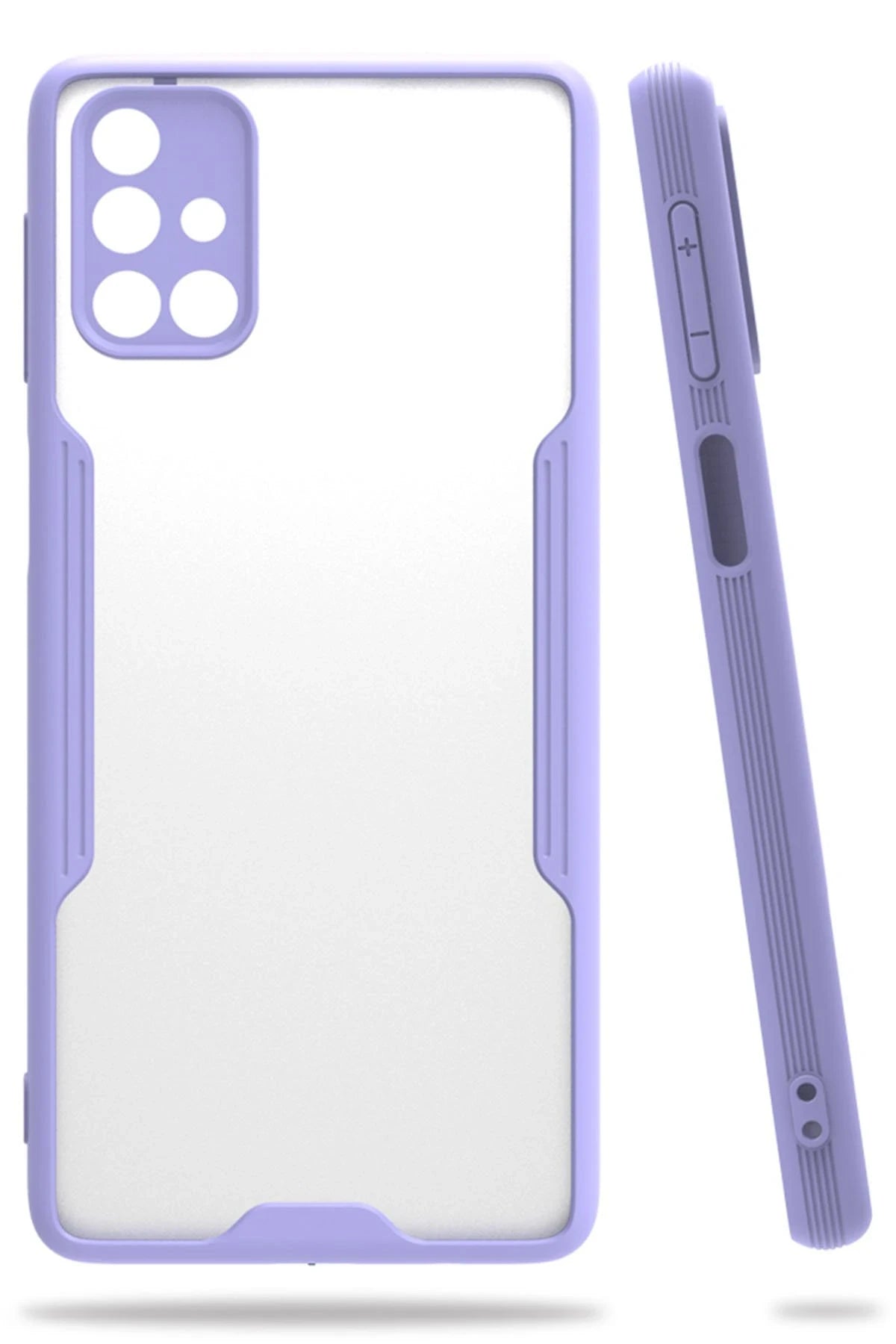 nebaktın Samsung Galaxy M31S Kılıf Platin Silikon - Lila 1