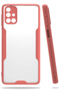nebaktın Samsung Galaxy M31S Kılıf Platin Silikon - Pembe 1