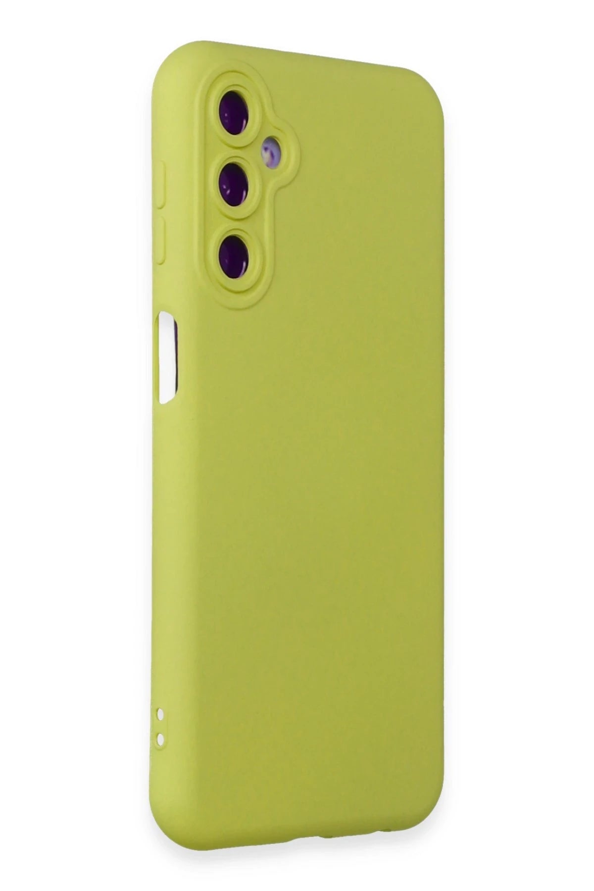 nebaktın Samsung Galaxy M34 5G Kılıf Nano içi Kadife Silikon - Sarı 2