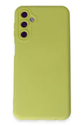 nebaktın Samsung Galaxy M34 5G Kılıf Nano içi Kadife Silikon - Sarı 1