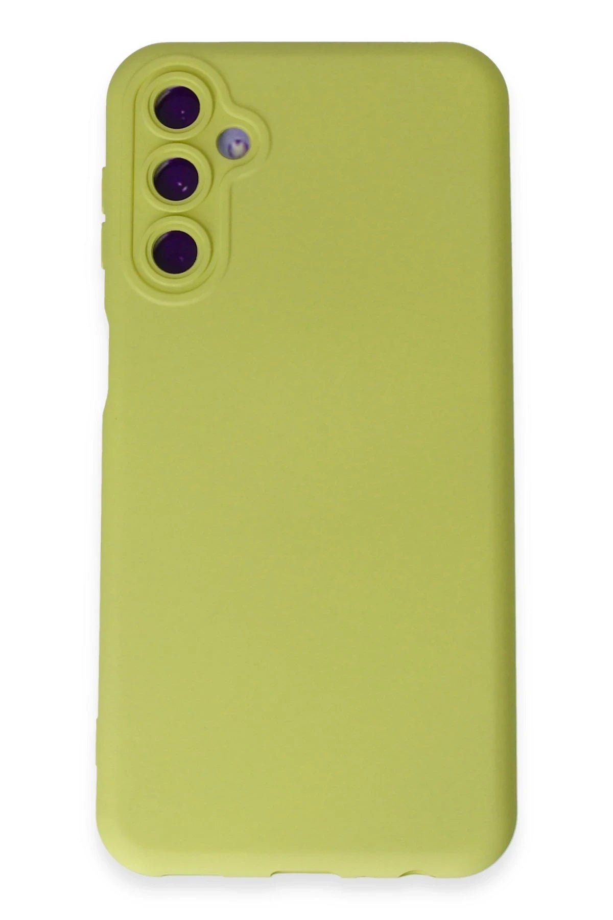 nebaktın Samsung Galaxy M34 5G Kılıf Nano içi Kadife Silikon - Sarı 1
