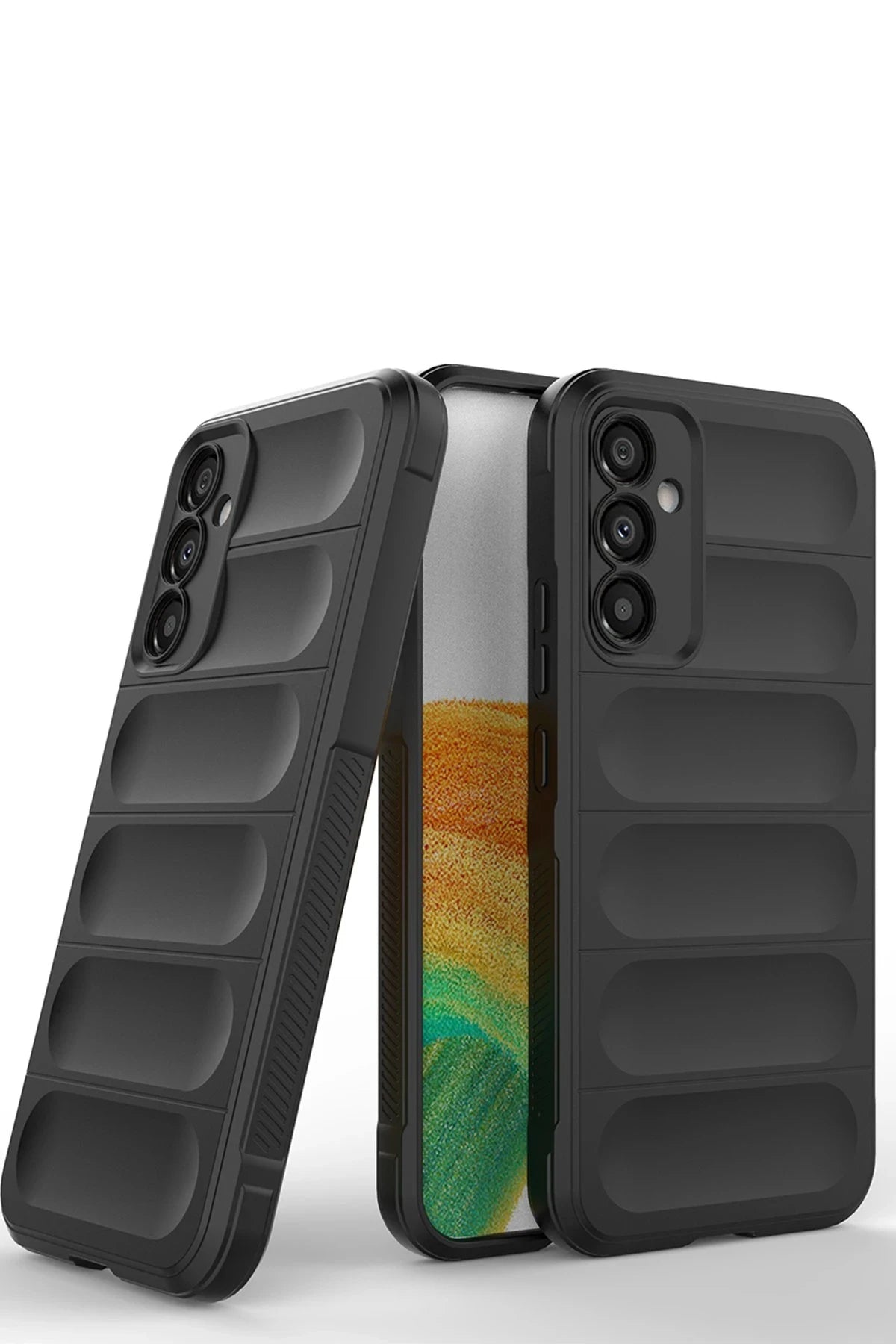 nebaktın Samsung Galaxy M34 5G Kılıf Optimum Silikon - Siyah 3