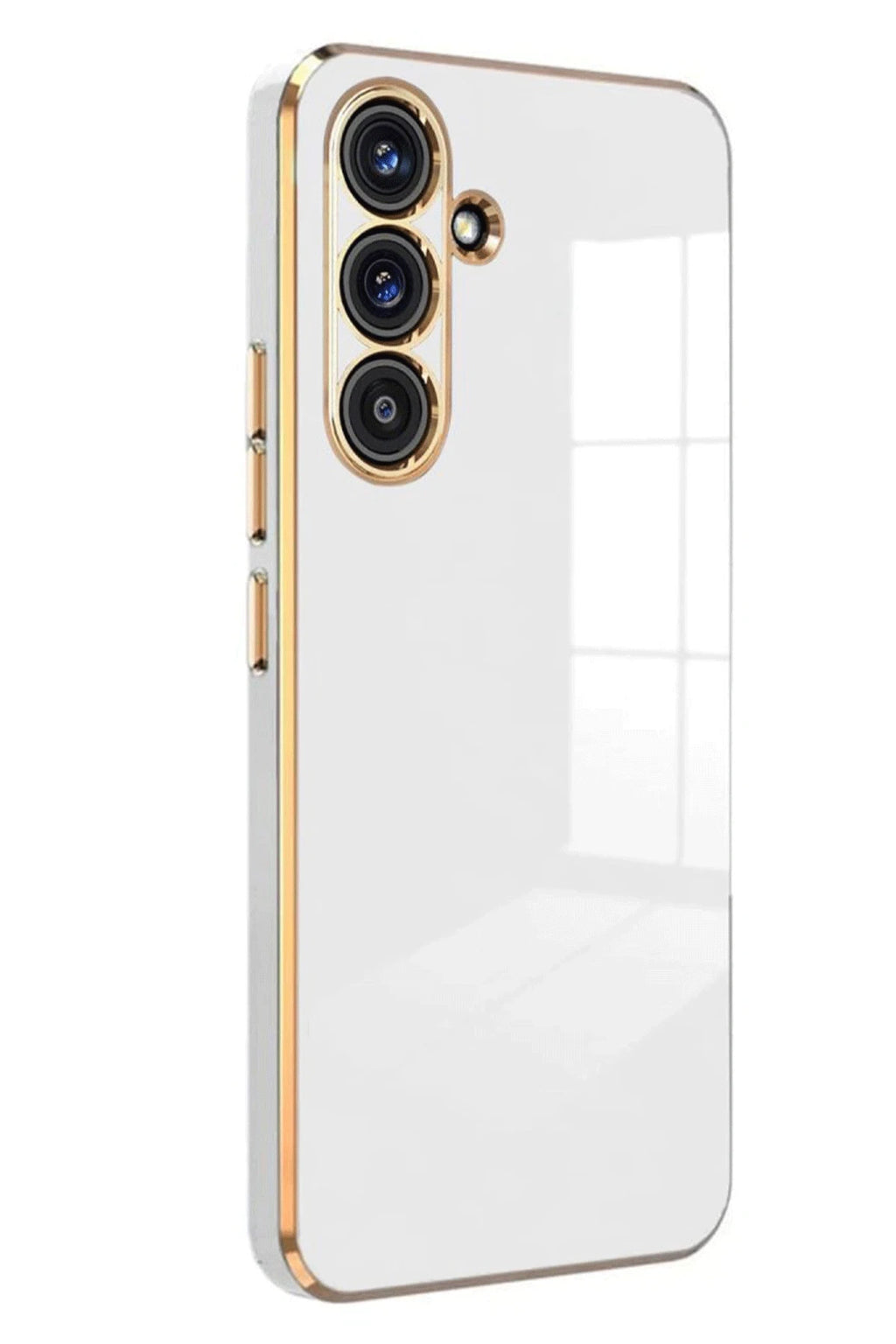 nebaktın Samsung Galaxy M34 5G Kılıf Volet Silikon - Beyaz 1