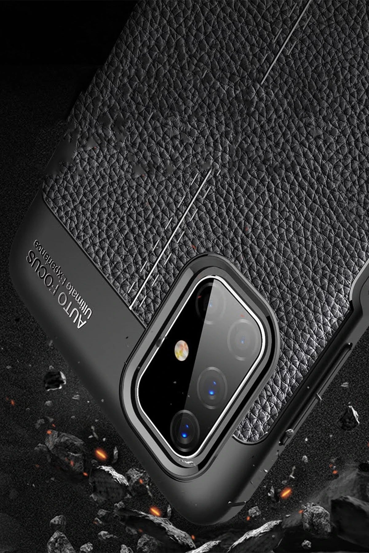 nebaktın Samsung Galaxy M51 Kılıf Auto Focus Kapak - Siyah 4