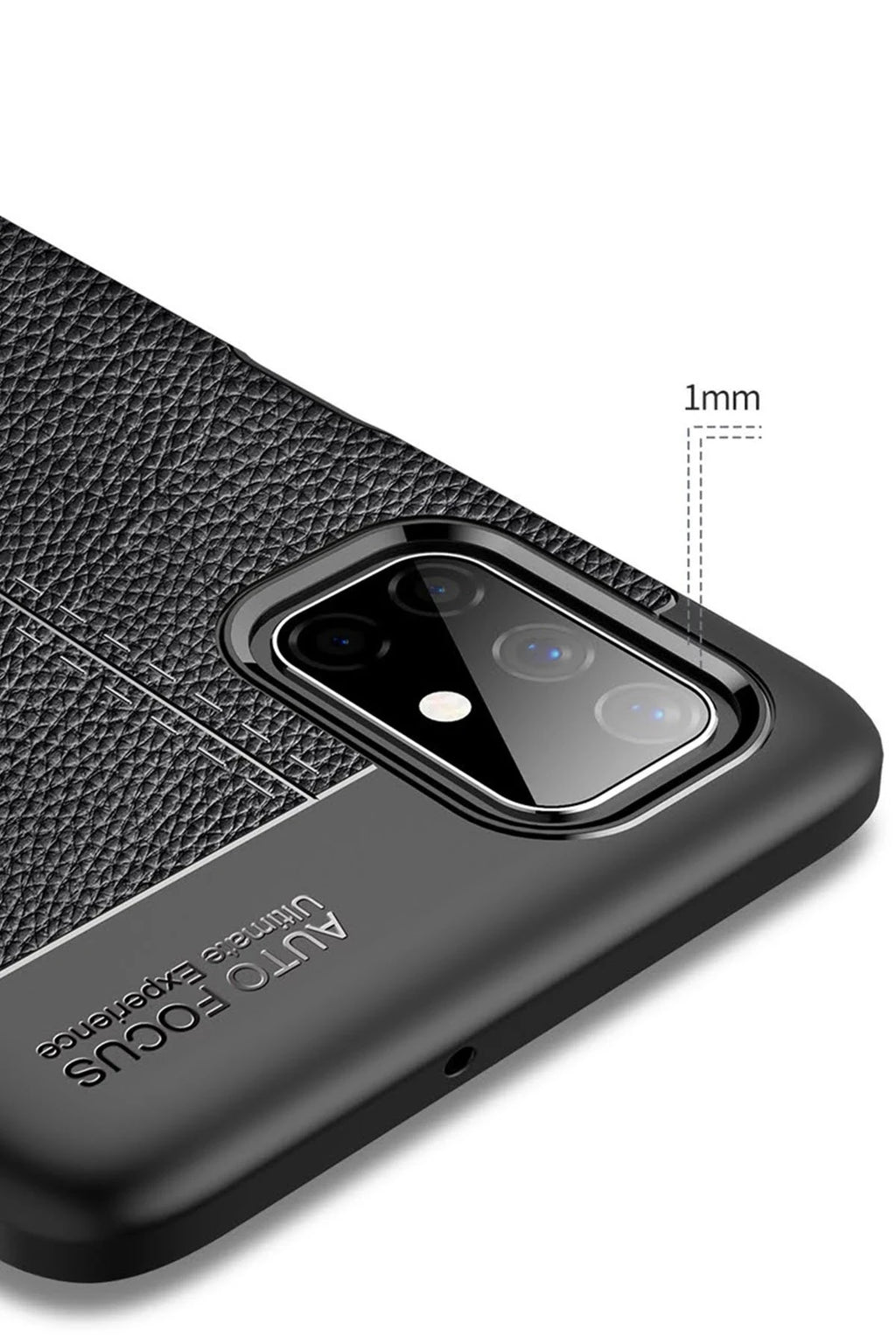 nebaktın Samsung Galaxy M51 Kılıf Auto Focus Kapak - Siyah 5