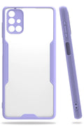 nebaktın Samsung Galaxy M51 Kılıf Platin Silikon - Lila 1