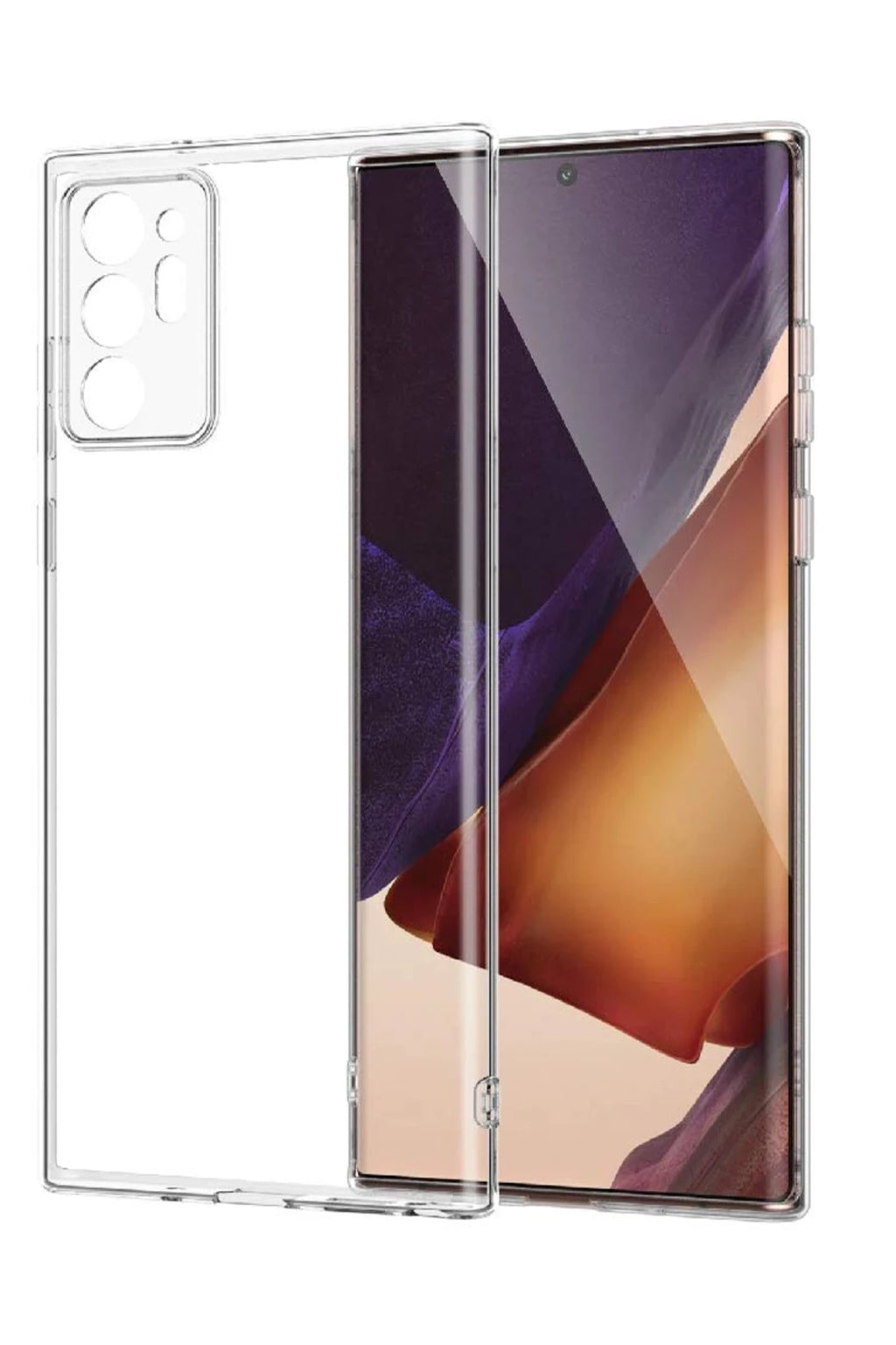 nebaktın Samsung Galaxy Note 20 Ultra Kılıf Lüx Şeffaf Silikon 2