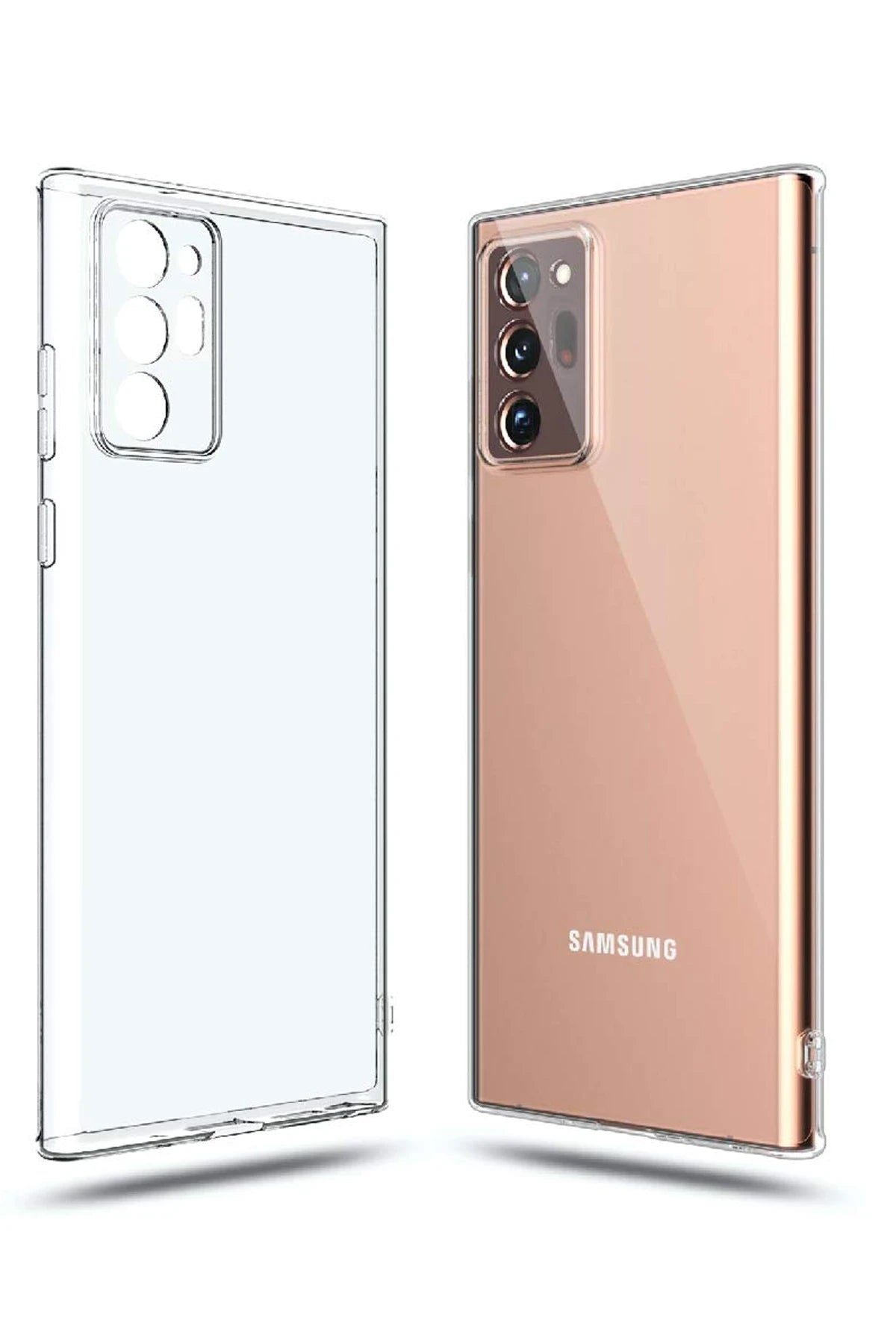 nebaktın Samsung Galaxy Note 20 Ultra Kılıf Lüx Şeffaf Silikon 3