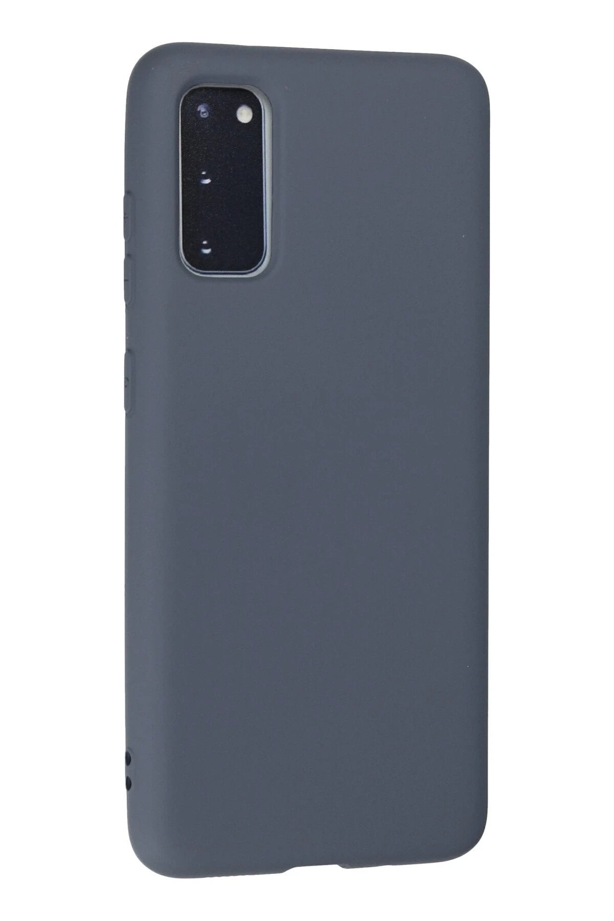 nebaktın Samsung Galaxy S20 Kılıf Nano içi Kadife Silikon - Gri 3