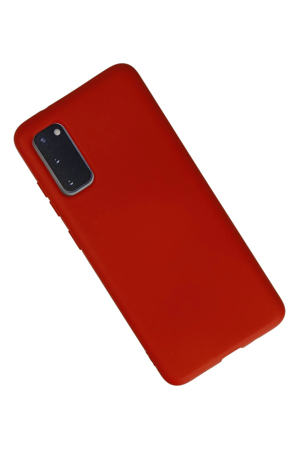nebaktın Samsung Galaxy S20 Kılıf Nano içi Kadife Silikon - Kırmızı 2