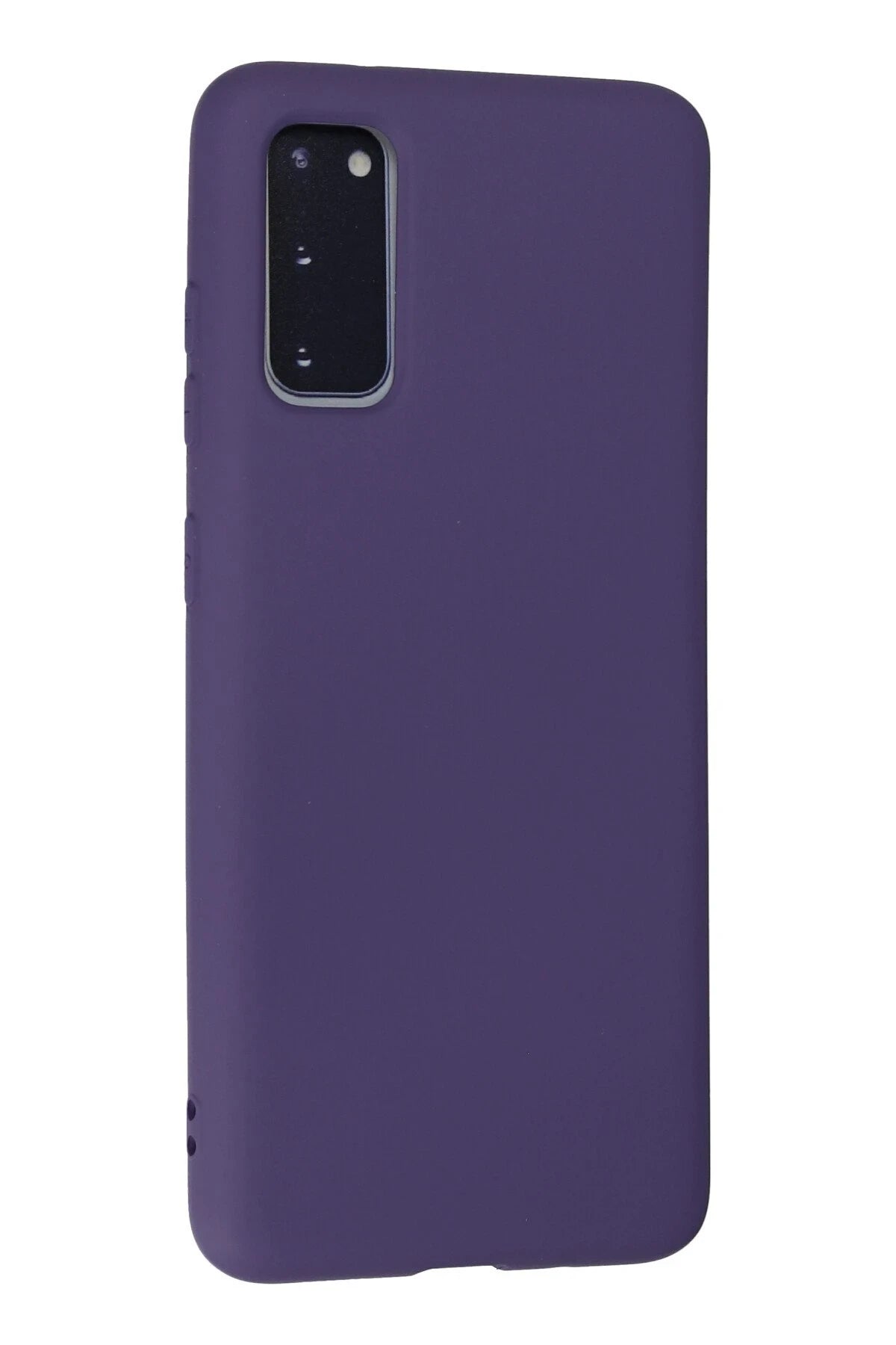 nebaktın Samsung Galaxy S20 Kılıf Nano içi Kadife Silikon - Mor 3