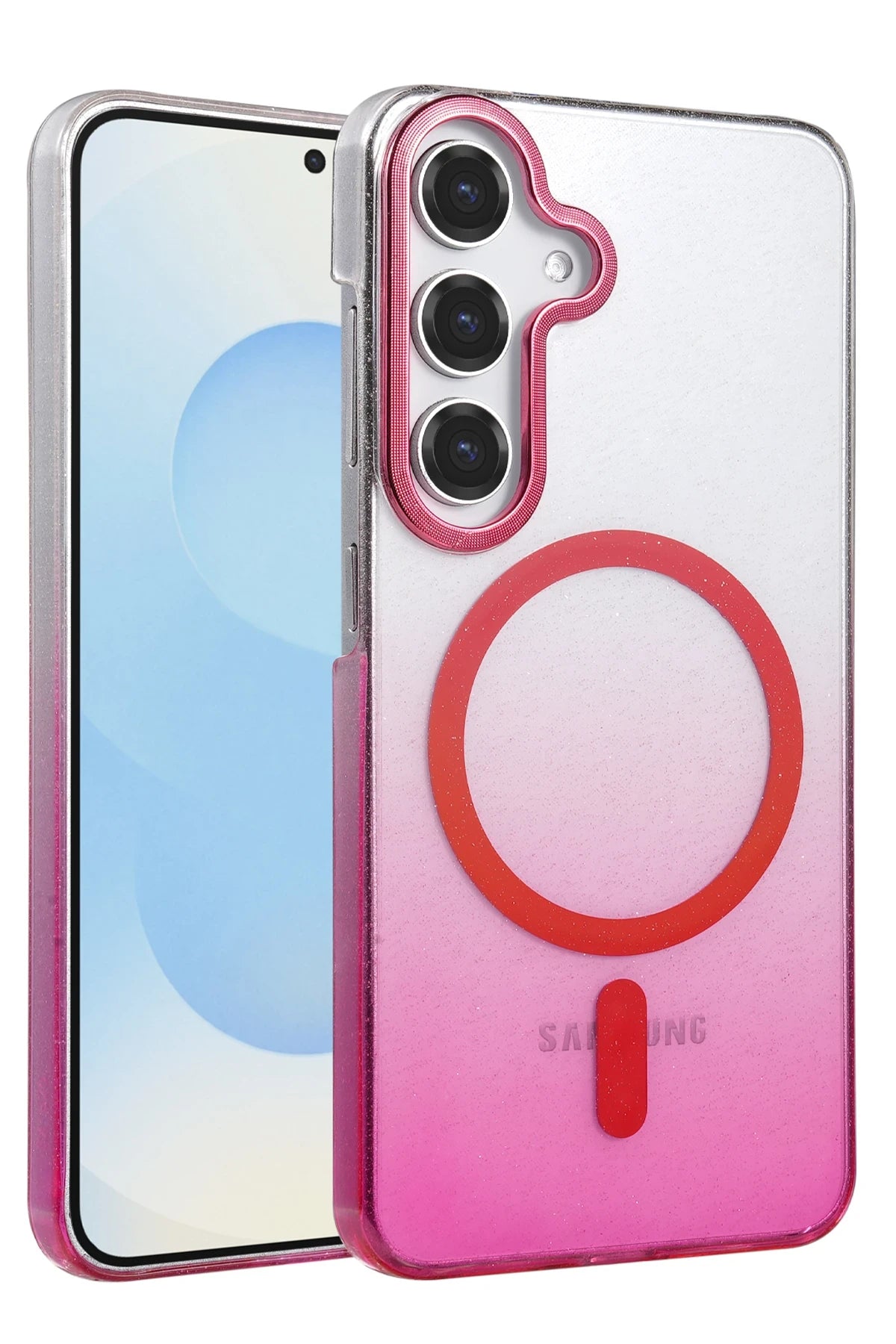 nebaktın Samsung Galaxy S23 FE Glossy Magsafe Kapak - Pembe 1