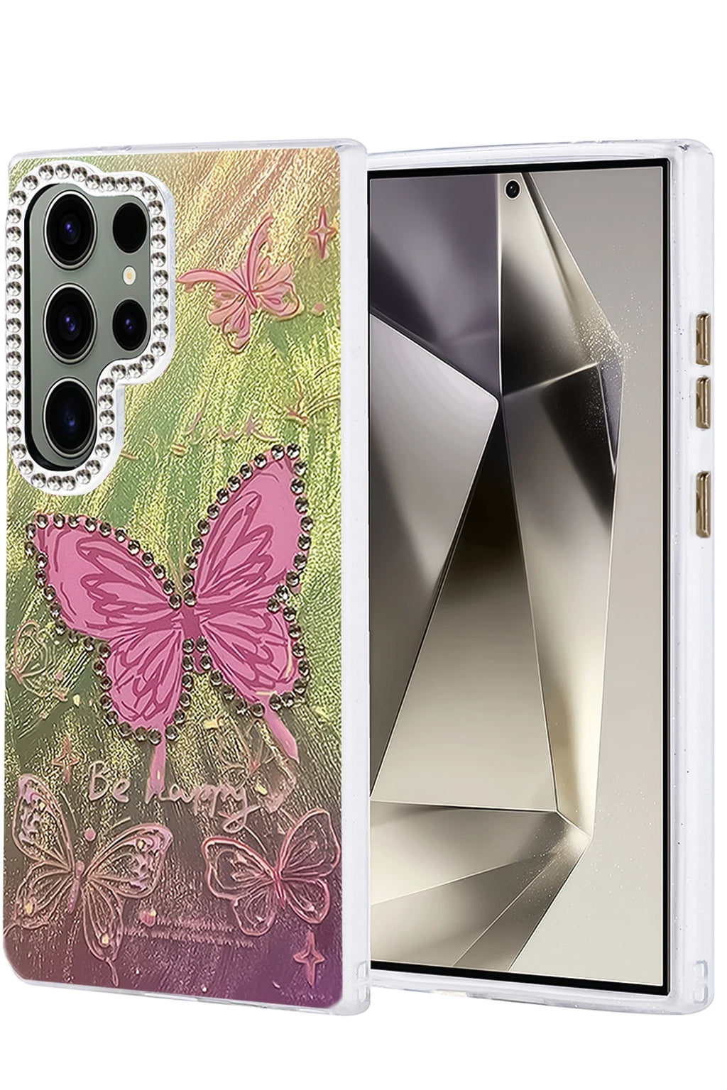 nebaktın Samsung Galaxy S23 Ultra Kılıf Blade Aynalı Desenli Kapak - Desen 5 1