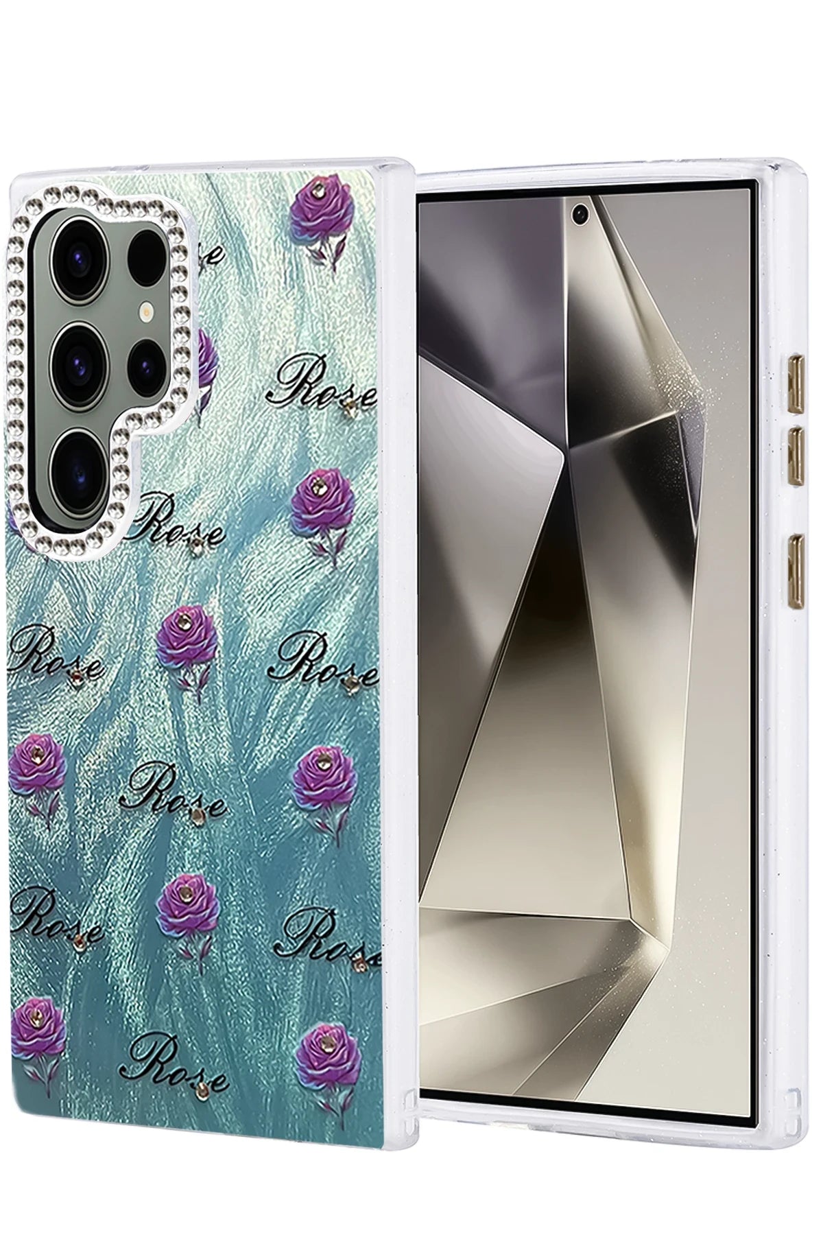 nebaktın Samsung Galaxy S23 Ultra Kılıf Blade Aynalı Desenli Kapak - Desen 9 1