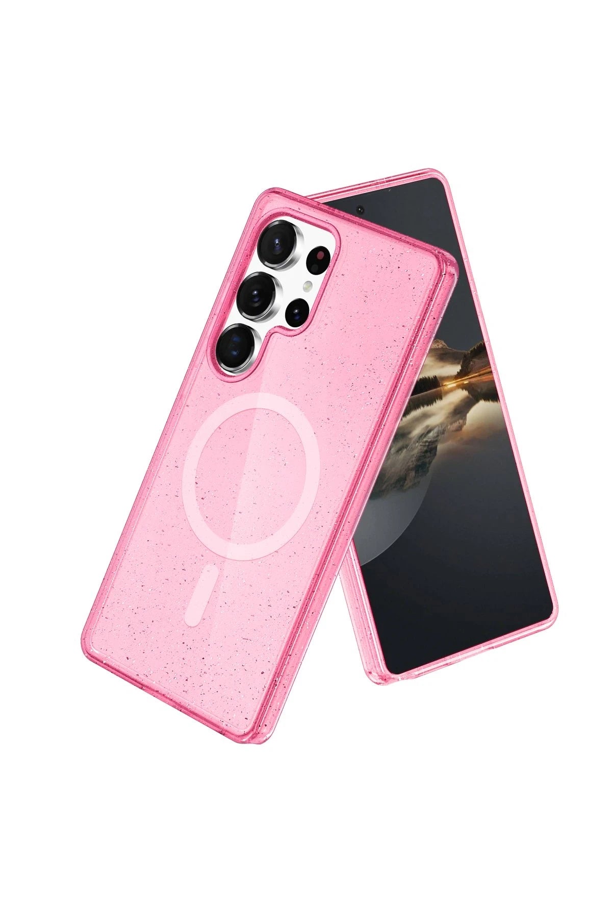 Joko Samsung Galaxy S23 Ultra Kılıf Star Magsafe Kapak - Pembe 2