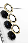 nebaktın Samsung Galaxy S24 FE Raze Metal Kamera Lens - Sarı 1