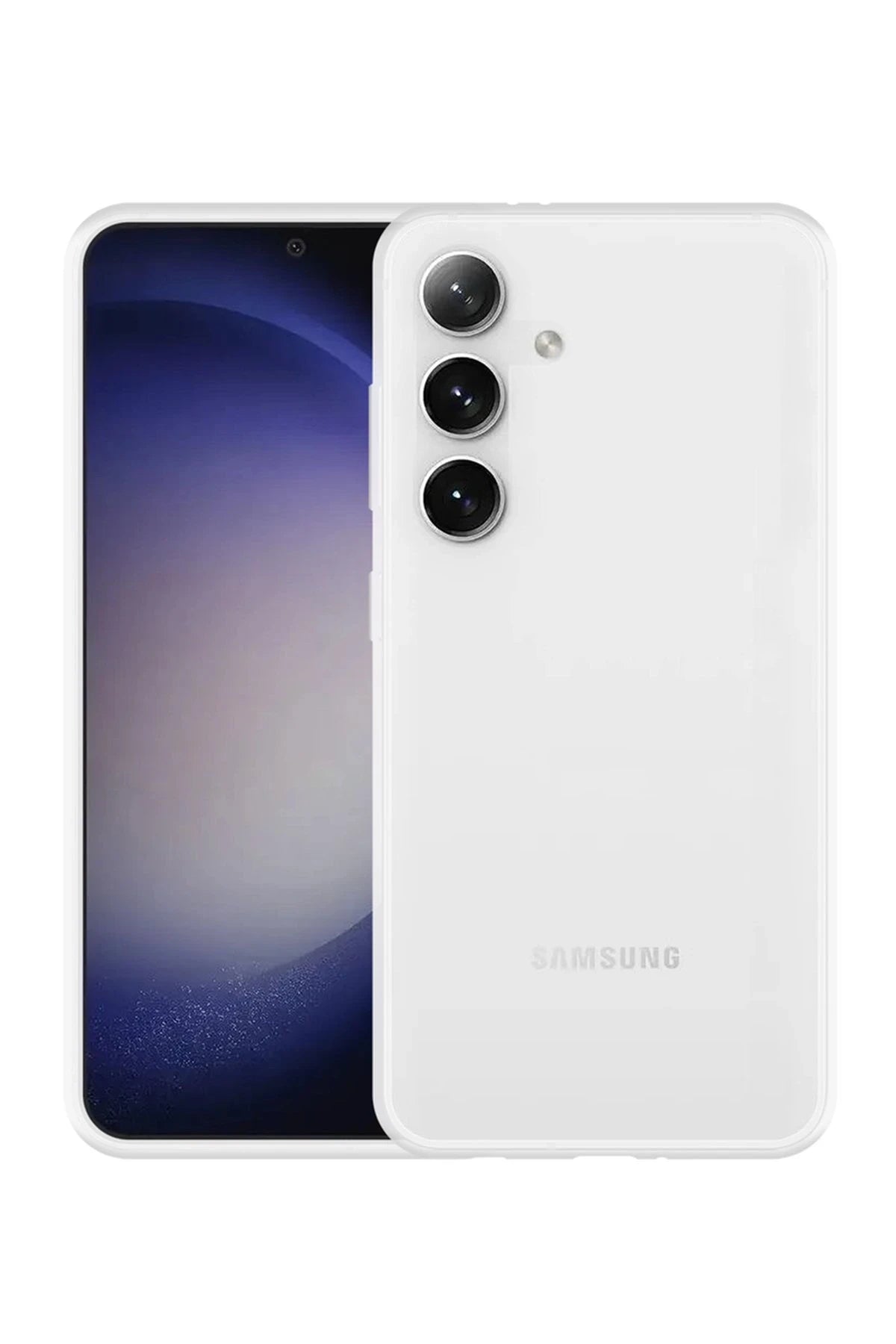 nebaktın Samsung Galaxy S24 Kılıf Lüx Şeffaf Silikon 2