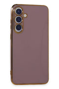 nebaktın Samsung Galaxy S24 Kılıf Volet Silikon - Mor 1