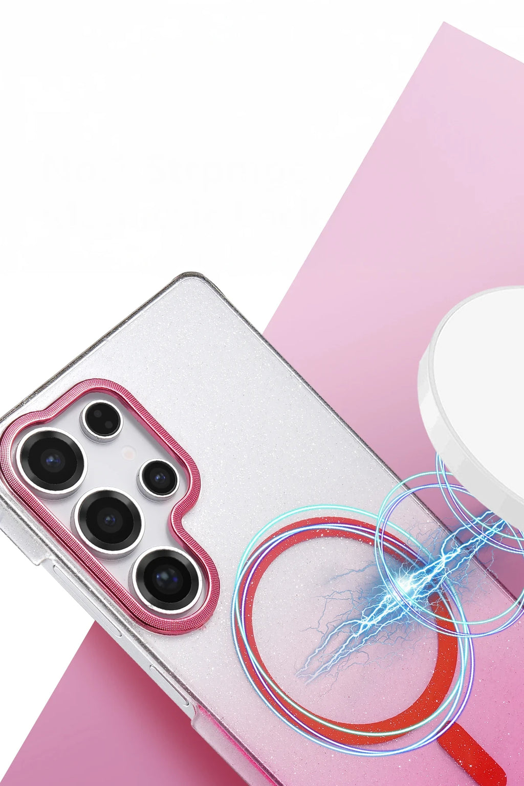 nebaktın Samsung Galaxy S24 Ultra Glossy Magsafe Kapak - Mavi 2