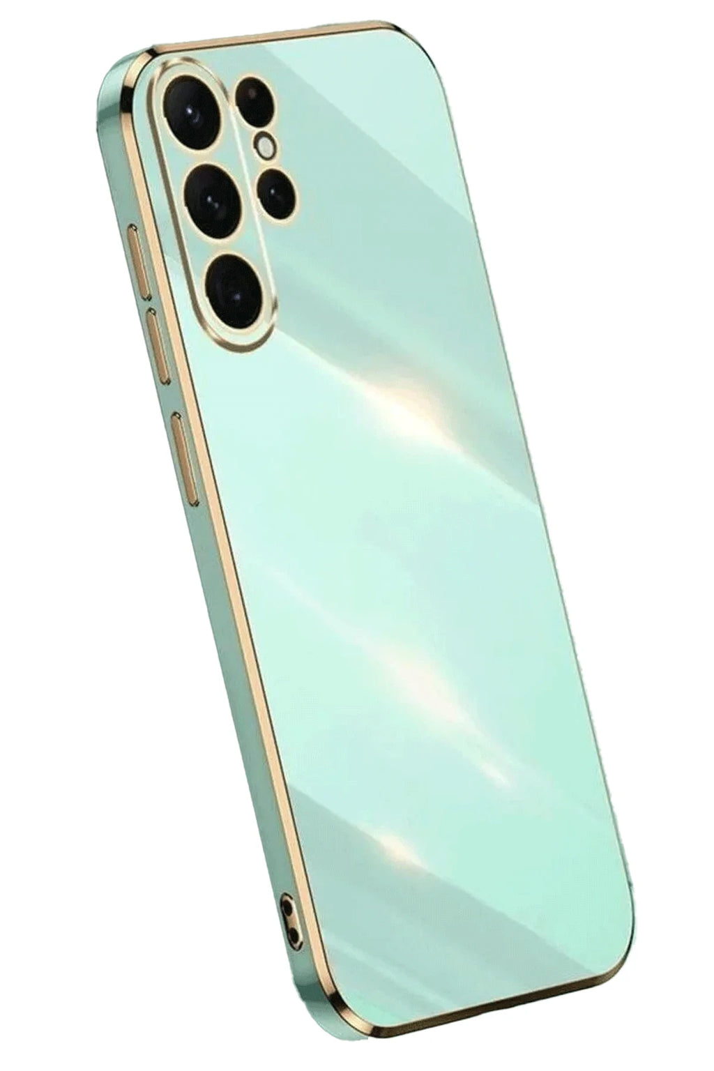 nebaktın Samsung Galaxy S24 Ultra Kılıf Volet Silikon - Açık Yeşil 1