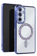 nebaktın Samsung Galaxy S25 Edge Joke Simli Magneticsafe Kılıf - Mavi 1