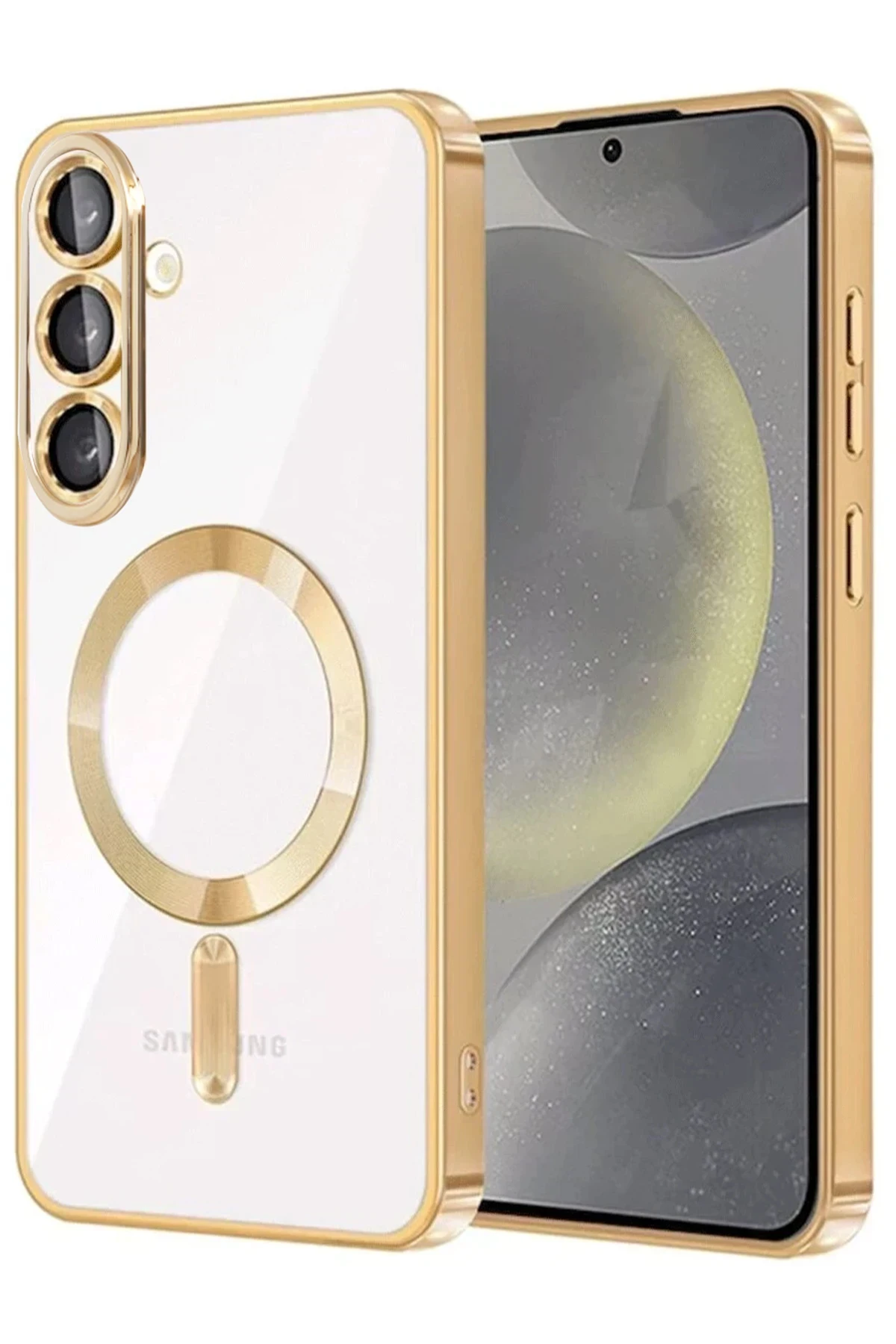 nebaktın Samsung Galaxy S25 FE Kross Magneticsafe Kapak - Gold 1