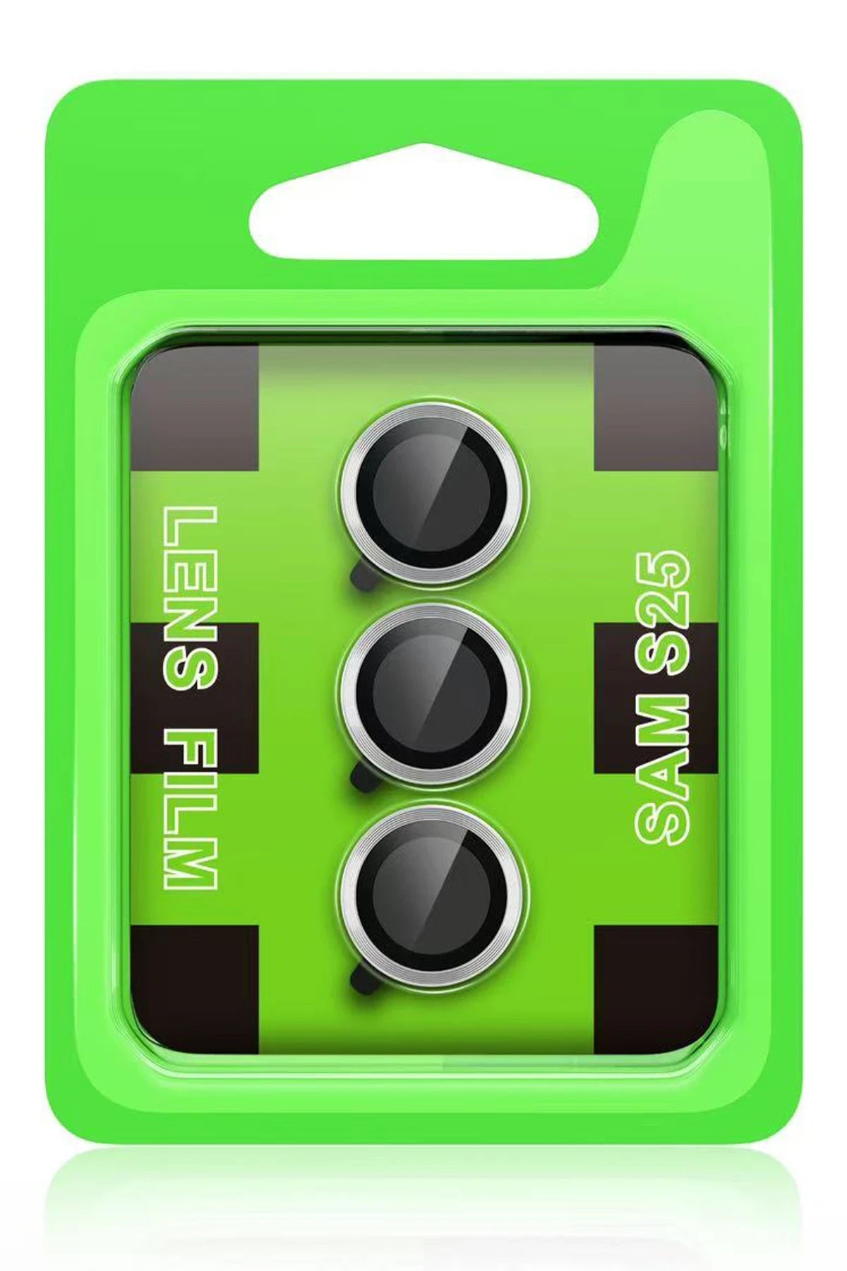 nebaktın Samsung Galaxy S25 Raze Metal Kamera Lens - Siyah 2