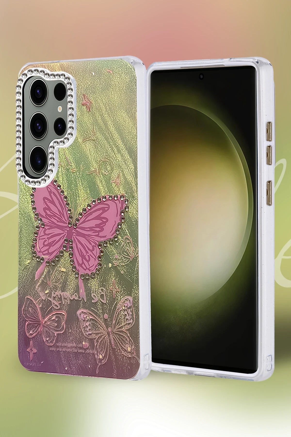 nebaktın Samsung Galaxy S25 Ultra Kılıf Blade Aynalı Desenli Kapak - Desen 7 2