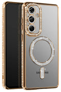 nebaktın Samsung Galaxy S26 Plus Joke Simli Magneticsafe Kılıf - Gold 1