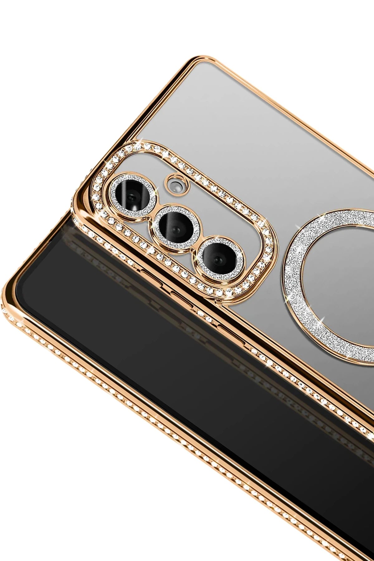 nebaktın Samsung Galaxy S26 Plus Joke Simli Magneticsafe Kılıf - Gold 2
