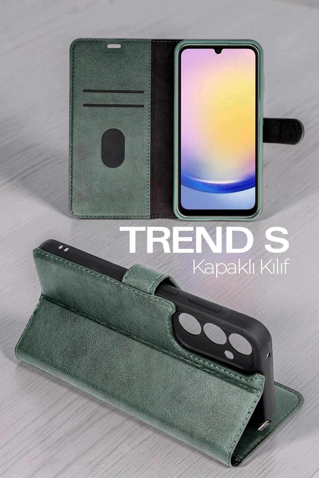 nebaktın Samsung Galaxy S26 Plus Trend S Plus Kapaklı Kılıf - Kırmızı 4