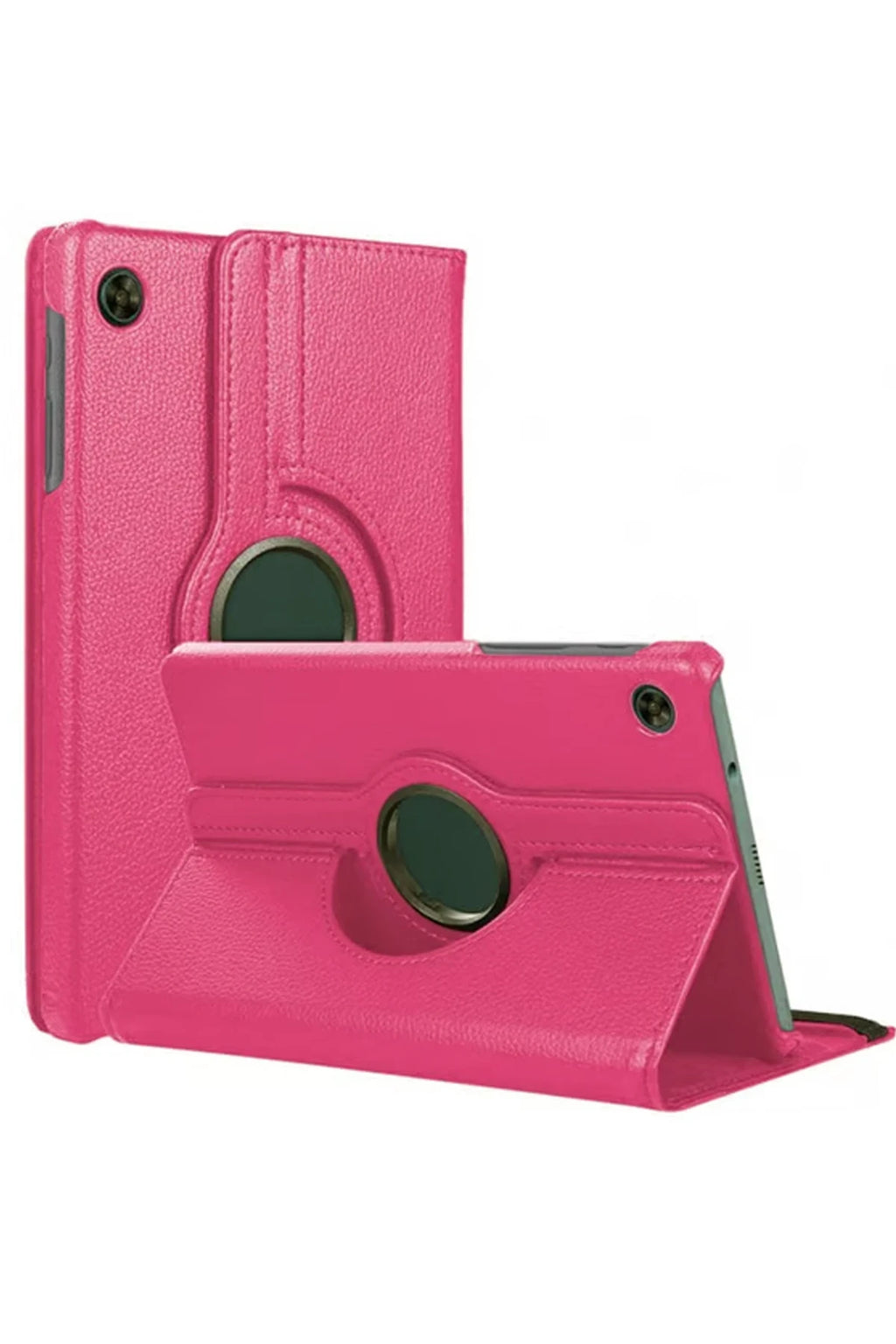 nebaktın Samsung Galaxy Tab A11 360 Tablet Deri Kılıf - Pembe 1