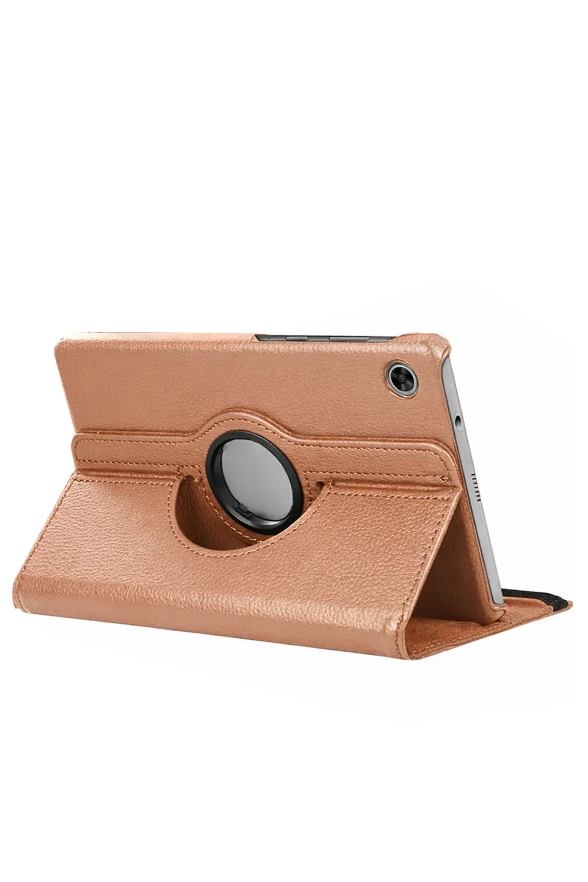 nebaktın Samsung Galaxy Tab A11 360 Tablet Deri Kılıf - Rose Gold 2