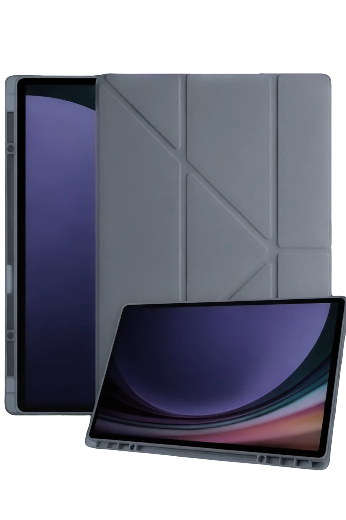 nebaktın Samsung Galaxy Tab A11 Kalemlikli Mars Tablet Kılıfı - Koyu Gri 1