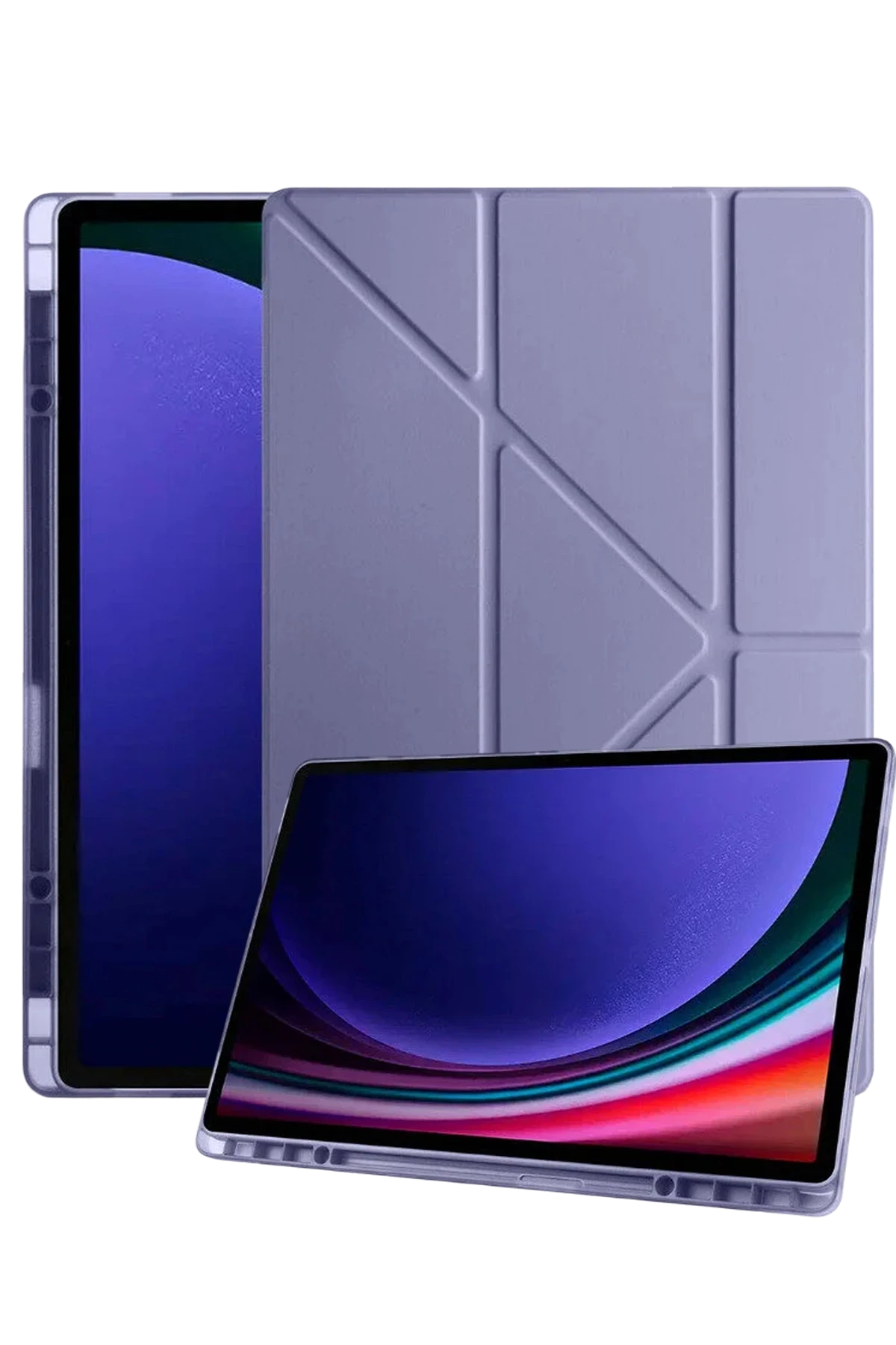 nebaktın Samsung Galaxy Tab A11 Plus Kalemlikli Mars Tablet Kılıfı - Lavender 1